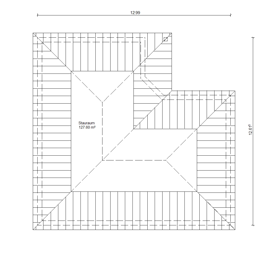 Grundplan des Haustyps Trend Bungalow
